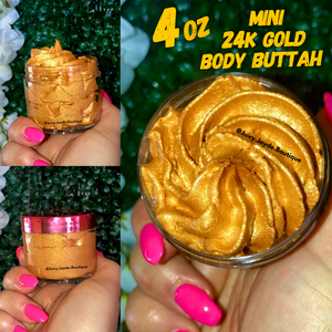 Mini 24k Gold Glow Body Buttah - 4oz