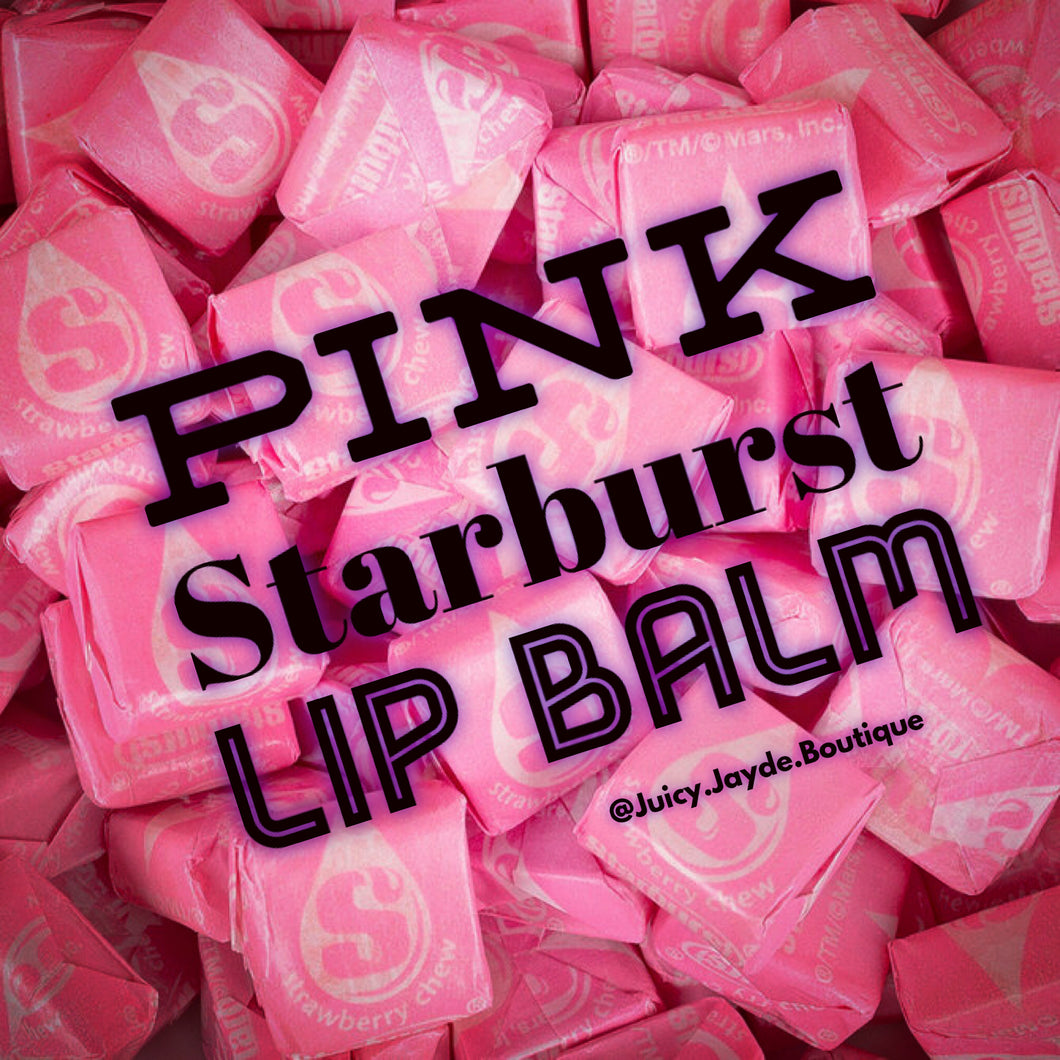 Pink Starburst Lip Balm