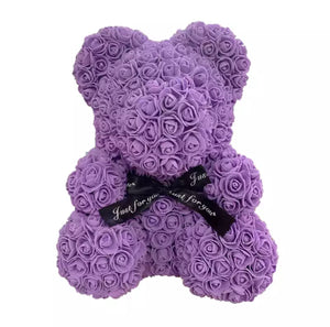 Purple Rose Bear