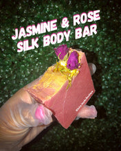 Load image into Gallery viewer, Jasmine &amp; Rose Silk Body Bar
