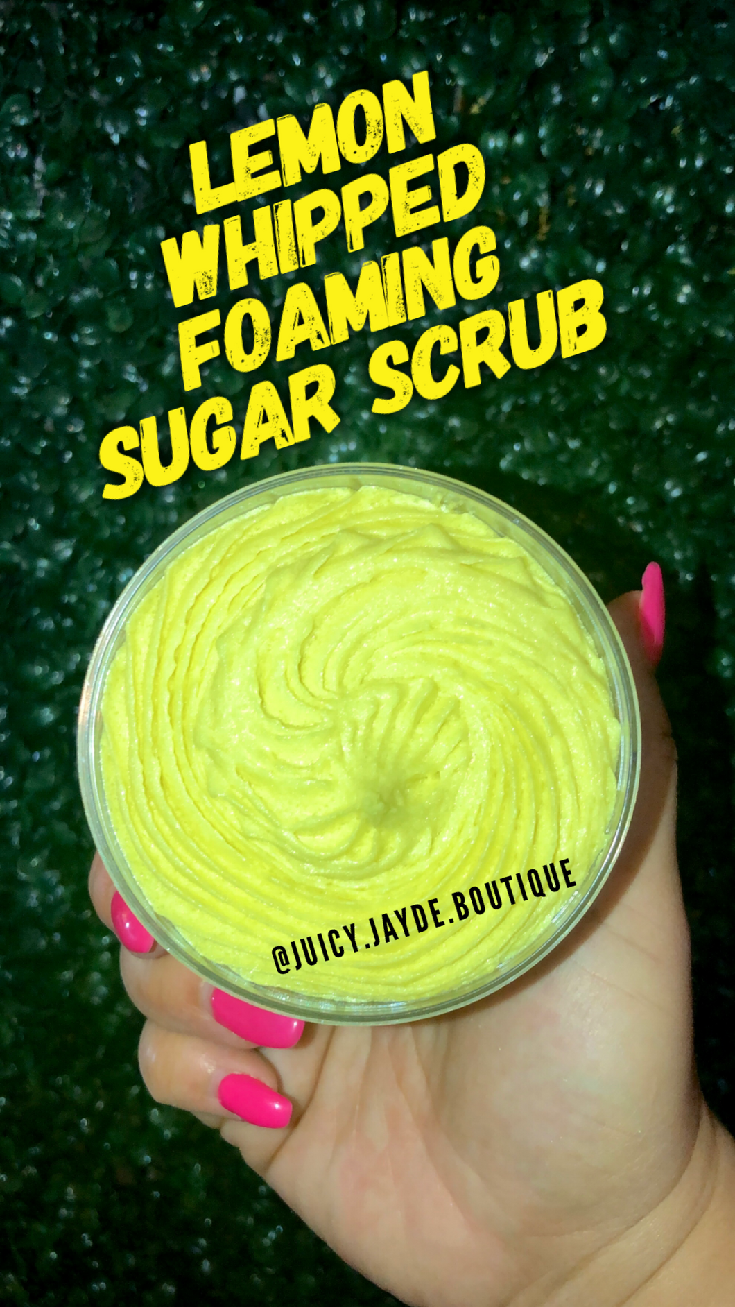 Lemon Whipped Foaming Sugar Scrub - 10oz